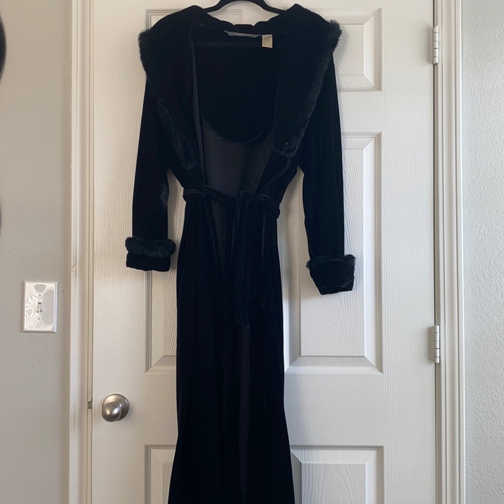 Stevie Nicks Black Velvet Duster